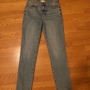 Madewell Women's Straight Leg Jeans in Light Blue